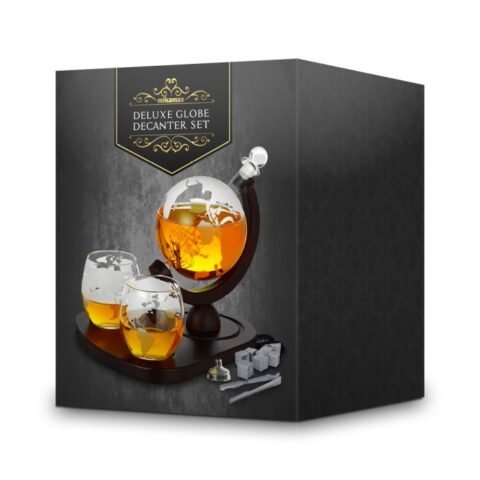 Deluxe Globe Decanter Set