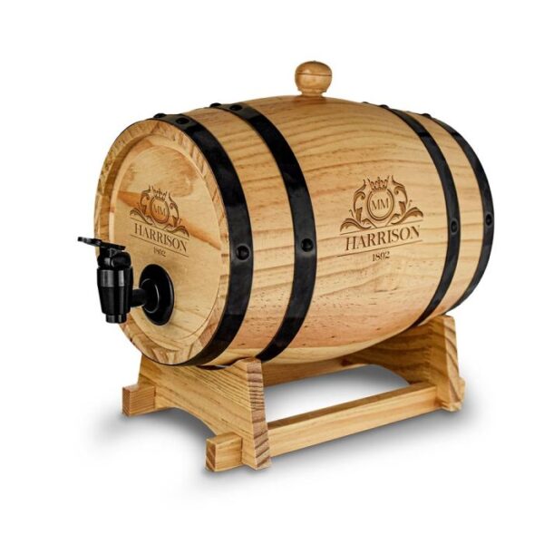 Wooden Barrel Dispenser - Bilde 5