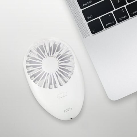 Portable Hand Fan White