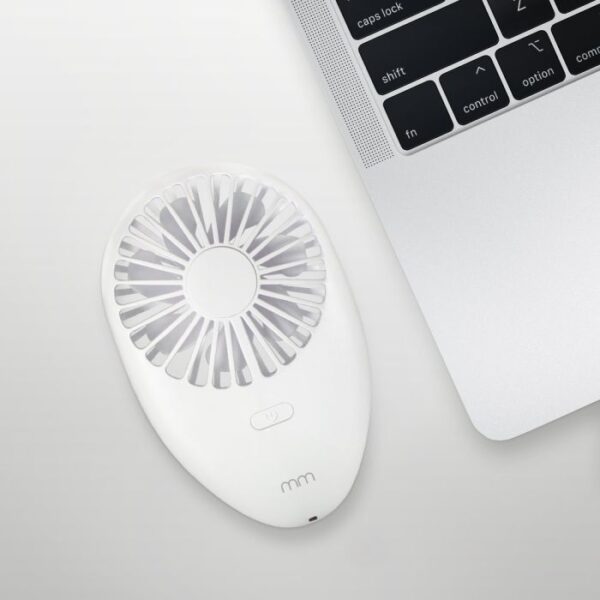 Portable Hand Fan White - Bilde 5