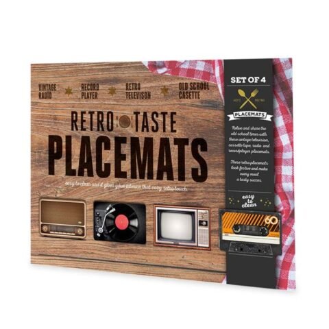 Retro Placemats - 4 stk