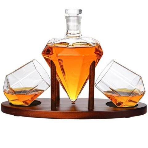 Deluxe Diamond Decanter Set