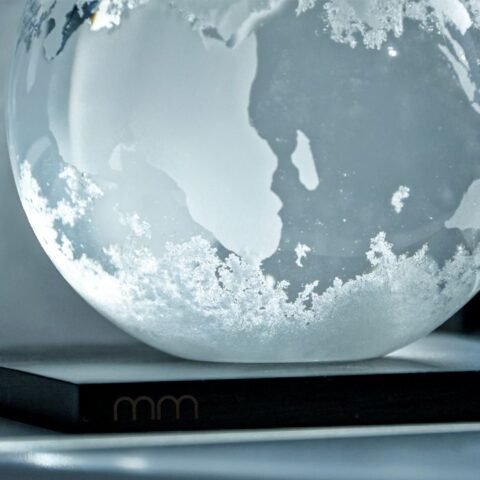 Earth Storm Glass