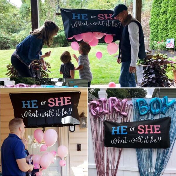 Gender Reveal Balloon Set - Bilde 3