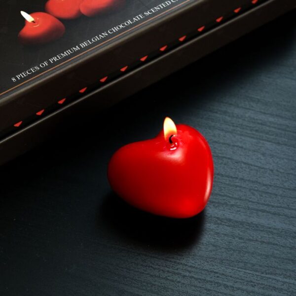 Heart-Shaped Bonbon Candle Light - Bilde 3