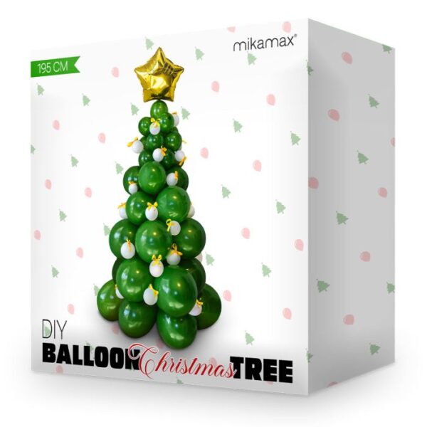 DIY Balloon Christmas Tree - Bilde 4