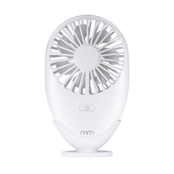 Portable Hand Fan White - Bilde 3