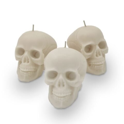 Skull Candle Set - 3 stk
