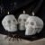 Skull Candle Set - 3 stk